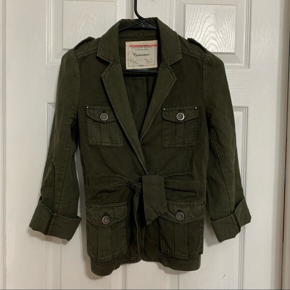 Anthro Cartonnier green utility jacket - Picture 2 of 8